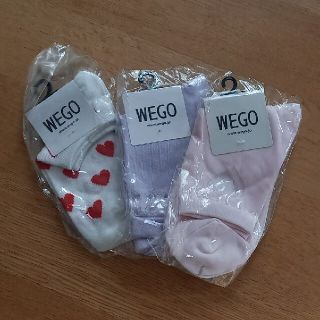 ウィゴー(WEGO)の新品未使用　WEGO 　ソックス　3足組(ソックス)