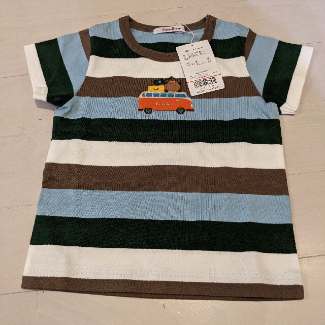 familiar(ファミリア)の新品ファミリア　Tシャツ100 キッズ/ベビー/マタニティのキッズ服男の子用(90cm~)(Tシャツ/カットソー)の商品写真