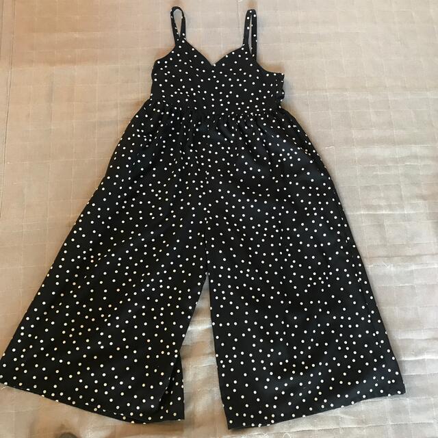 GU(ジーユー)のGU ドットサロペット キッズ/ベビー/マタニティのキッズ服女の子用(90cm~)(パンツ/スパッツ)の商品写真