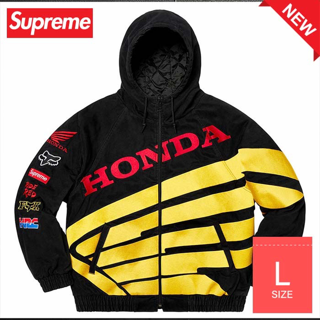 Supreme Honda Fox Racing Puffy Jacket 新品