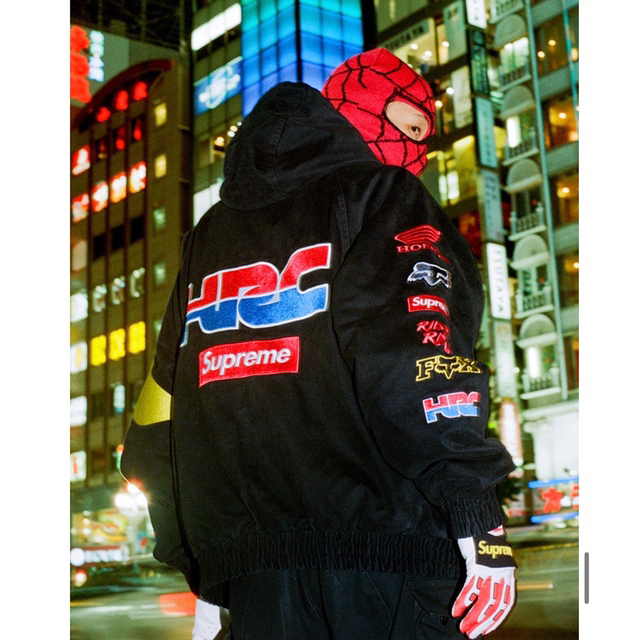 最高の Puffy Supreme Honda 【黒L】Honda Fox Racing Racing Racing ...