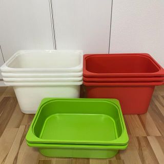 イケア(IKEA)のIKEA トロファスト　収納ケース9個セット(収納/チェスト)