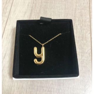 マークジェイコブス(MARC JACOBS)の美品☆マークジェイコブス イニシャル「y」ネックレス(ネックレス)