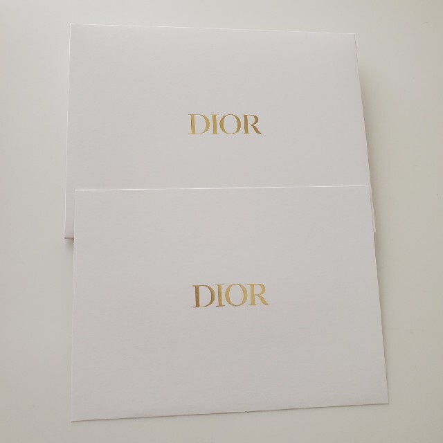 Christian Dior(クリスチャンディオール)のディオール　お誕生日メッセージカード ハンドメイドの文具/ステーショナリー(カード/レター/ラッピング)の商品写真