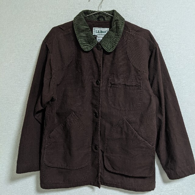 L.L.Bean(エルエルビーン)のL.L.Bean ダック地 ワークジャケット カバーオール ブラウン メンズのジャケット/アウター(カバーオール)の商品写真