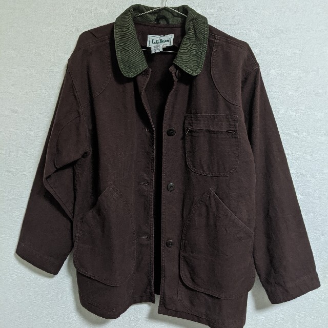 L.L.Bean(エルエルビーン)のL.L.Bean ダック地 ワークジャケット カバーオール ブラウン メンズのジャケット/アウター(カバーオール)の商品写真