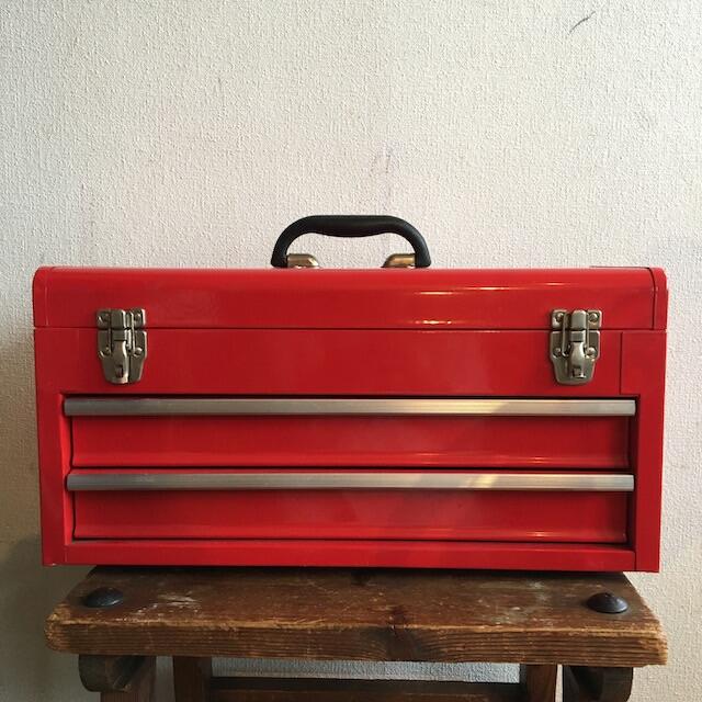 工具箱 2段 チェスト DIY 工具入れ 修理 持ち運び可 ツールボックス