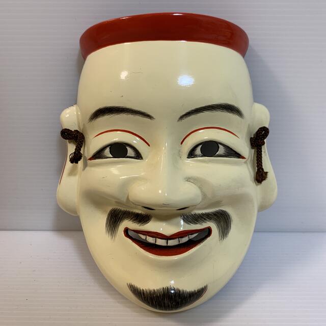 備中神楽面 事代主命 能面 工芸品 - grupobatia.com.mx