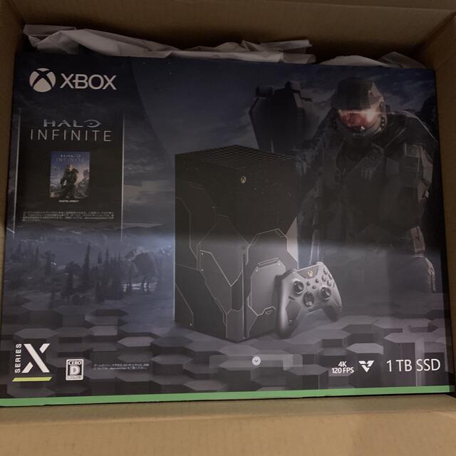Xbox(エックスボックス)のXbox series x Halo Infinite リミテッドエディション エンタメ/ホビーのゲームソフト/ゲーム機本体(家庭用ゲーム機本体)の商品写真