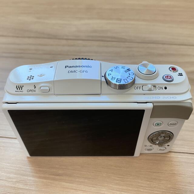 Panasonic LUMIX GF6 ホワイト Wi-Fi内蔵＆自撮り-