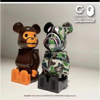 アベイシングエイプ(A BATHING APE)のBE@RBRICK ABC CAMO SHARK & BABY MILO セット(その他)