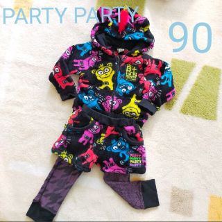 パーティーパーティー(PARTYPARTY)のPARTY PARTY セットアップ 上下セット 90cm(その他)