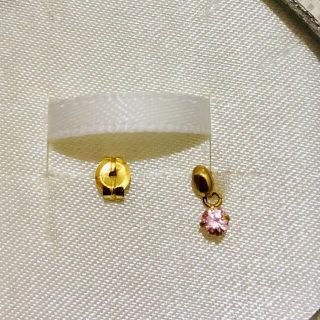 ジュエリーツツミ(JEWELRY TSUTSUMI)のピアス（片耳）K18 ピンクトルマリン(ピアス)