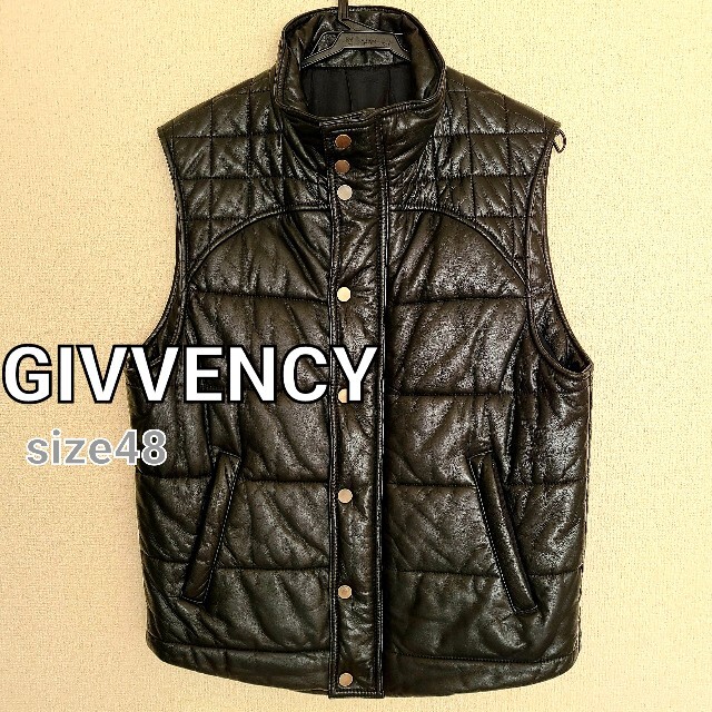 GIVENCHY ラムレザーベストsize48 ブラック-hybridautomotive.com