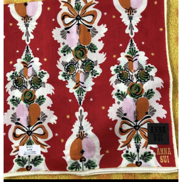 ANNA SUI(アナスイ)のアナスイ ハンカチ　rオーナメント柄 レディースのファッション小物(ハンカチ)の商品写真