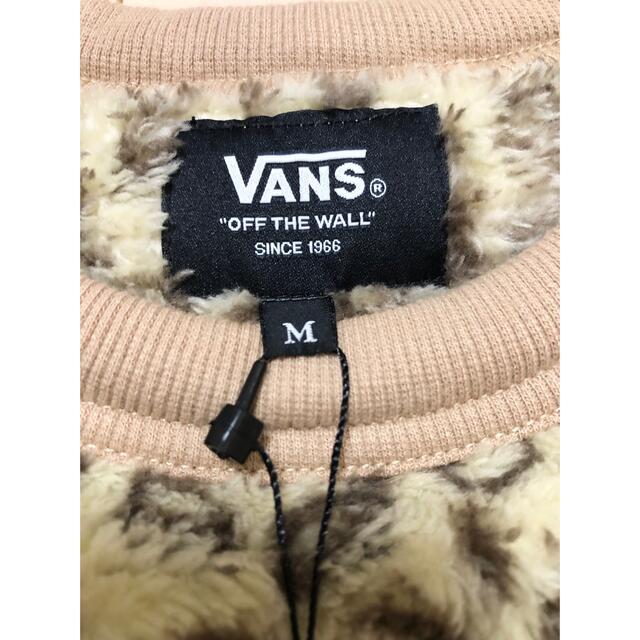 VANS(ヴァンズ)のバンズ　Panel Crew Fleece ボア フリース LEOPARD  メンズのトップス(スウェット)の商品写真