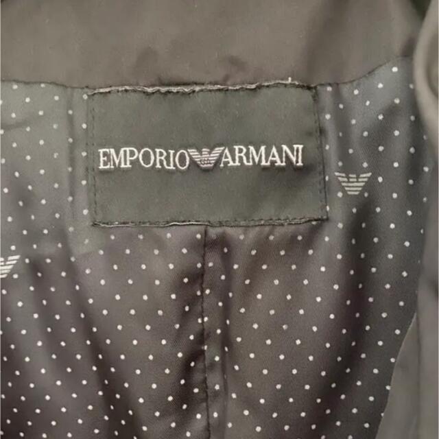 [お値下げ]EMPORIO ARMANIフリル付タイトロングダウン