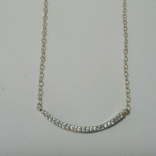 スワロフスキー 14kデザインネックス☆刻印あります(ネックレス)