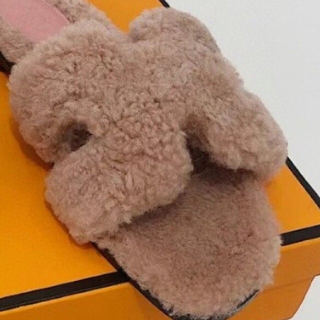 サンダル もこもこ 1