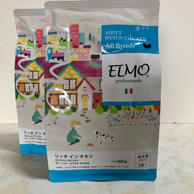 ELMO ドッグフード 成犬用 800g×2個 その他のペット用品(ペットフード)の商品写真