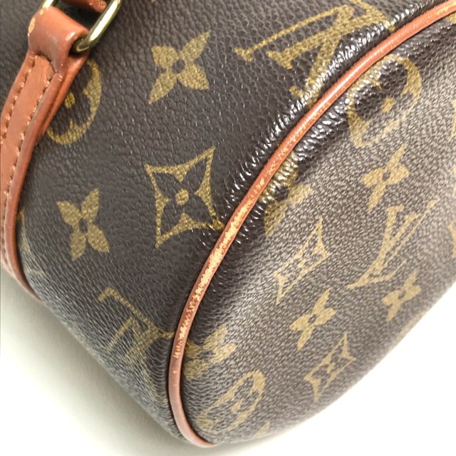 ルイヴィトン LOUIS VUITTON パピヨン26 旧型 M51366 モノグラム 筒型 ハンドバッグ モノグラムキャンバス ブラウン