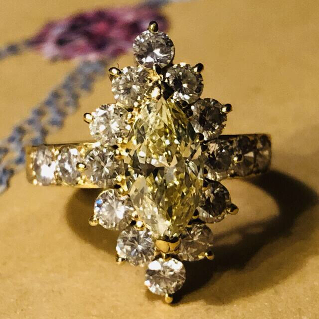 flower391様専用です!合計2.8ct 大粒 ダイヤモンド K18 リング レディースのアクセサリー(リング(指輪))の商品写真