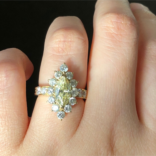 flower391様専用です!合計2.8ct 大粒 ダイヤモンド K18 リング レディースのアクセサリー(リング(指輪))の商品写真