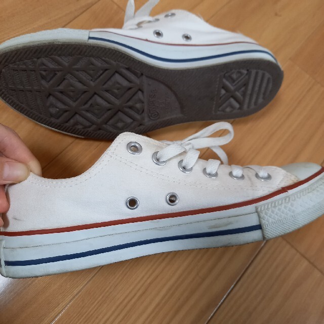 CONVERSE(コンバース)のマラドーナ様専用　コンバース　オールスター　24,5cm　白 レディースの靴/シューズ(スニーカー)の商品写真