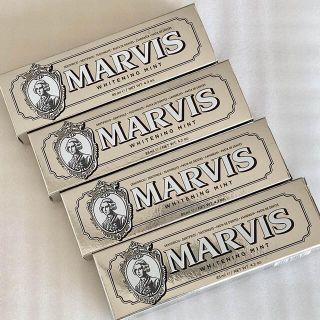 マービス(MARVIS)のMARVIS 歯磨き粉 ホワイトニングミント 4本セット [新品未開封](歯磨き粉)