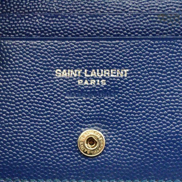 Saint Laurent(サンローラン)のサンローランモノグラム カードホルダーコンパクト財布【美品】 レディースのファッション小物(財布)の商品写真