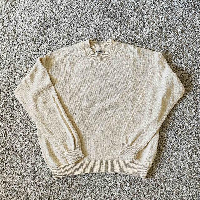 極美品】AURALEE CORKSCREW YARN KNIT P/O お得セット www