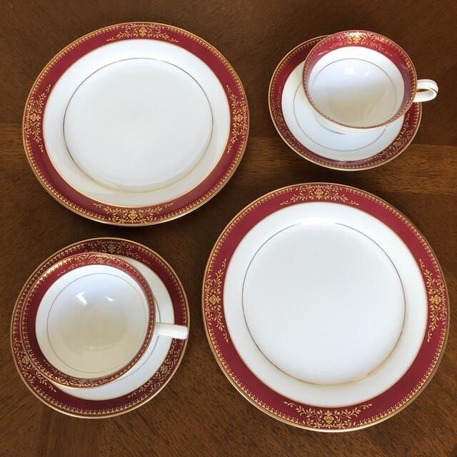 Noritake(ノリタケ)の【美品】ノリタケ ★ゴールドミア★トリオ　ペア インテリア/住まい/日用品のキッチン/食器(食器)の商品写真