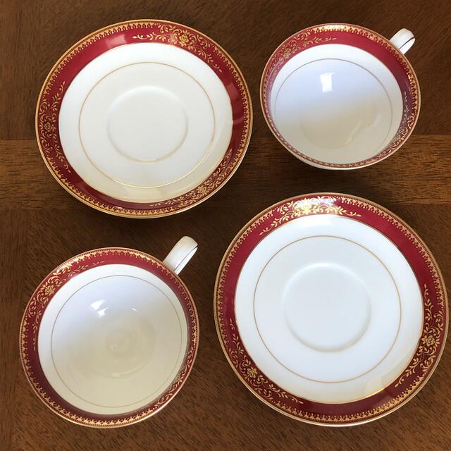 Noritake(ノリタケ)の【美品】ノリタケ ★ゴールドミア★トリオ　ペア インテリア/住まい/日用品のキッチン/食器(食器)の商品写真