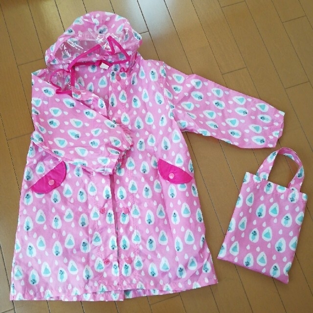 RAG MART(ラグマート)のラグマート キッズ レインコート 110 キッズ/ベビー/マタニティのキッズ服女の子用(90cm~)(ジャケット/上着)の商品写真