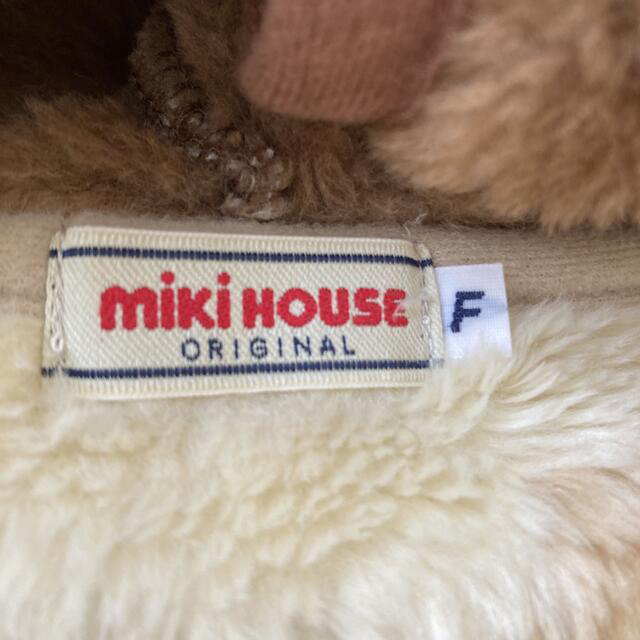 mikihouse(ミキハウス)のミニーちゃん様専用！最終値下げ　ミキハウス　ポンチョ　70-90 キッズ/ベビー/マタニティのベビー服(~85cm)(カーディガン/ボレロ)の商品写真