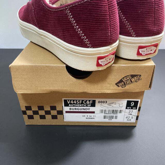 VANS(ヴァンズ)の新品 VANS  AUTHENTIC コーデュロイ 27cm メンズの靴/シューズ(スニーカー)の商品写真