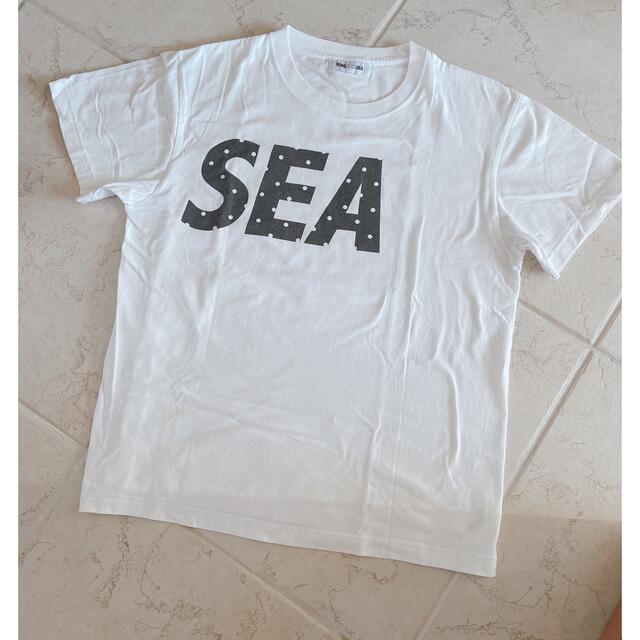 SEA(シー)の白　WIND AND SEA ウィンダンシー ポップアップ限定Tシャツ メンズのトップス(Tシャツ/カットソー(半袖/袖なし))の商品写真