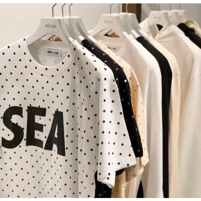 SEA(シー)の黒　WIND AND SEA ウィンダンシー ポップアップ限定Tシャツ メンズのトップス(Tシャツ/カットソー(半袖/袖なし))の商品写真