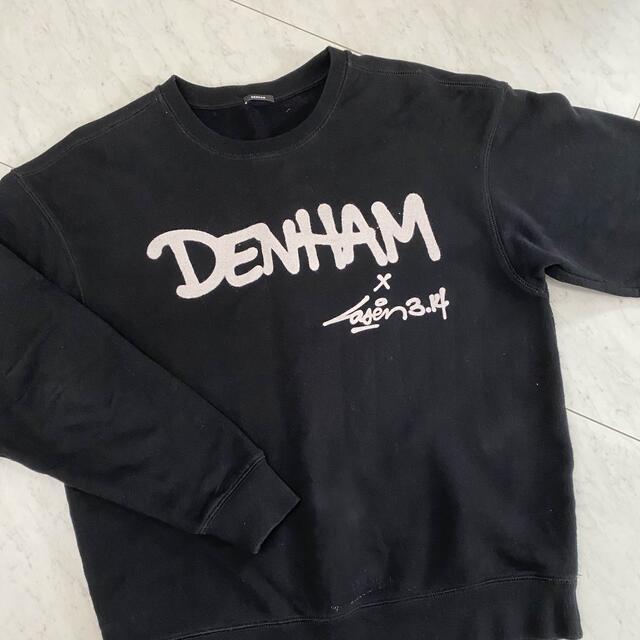 DENHAM(デンハム)のDENHAM X LASER 3.14 コラボスウェット(ブラック) メンズのトップス(スウェット)の商品写真