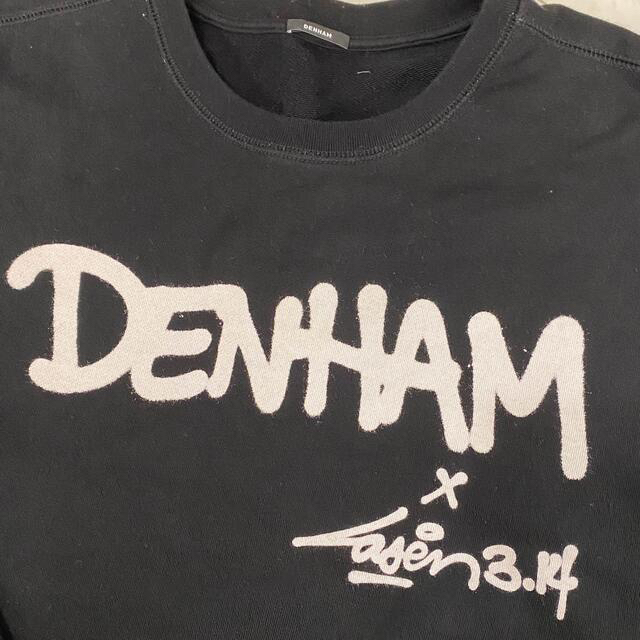 DENHAM(デンハム)のDENHAM X LASER 3.14 コラボスウェット(ブラック) メンズのトップス(スウェット)の商品写真