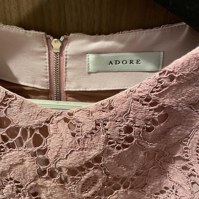 美品★ADORE アドーア シルクレース 上品ワンピース