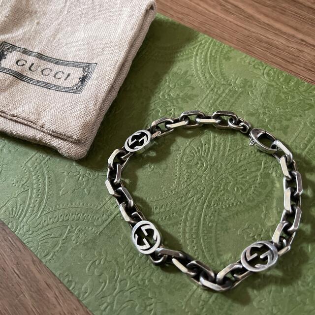 80%以上節約 GUCCI インターロッキングG ブレスレット メンズ kids