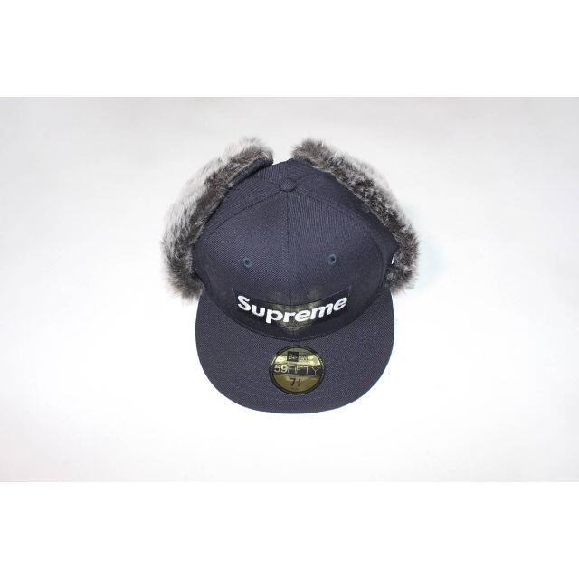 キャップSUPREME EARFLAP NEW ERA NAVY SIZE 7 3/8