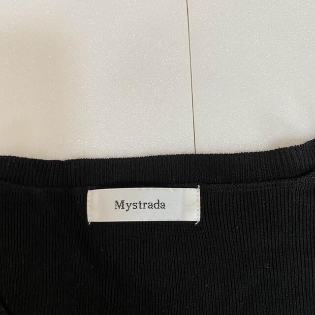 Mystrada(マイストラーダ)のmystrada 肩フリルニット　 レディースのトップス(ニット/セーター)の商品写真