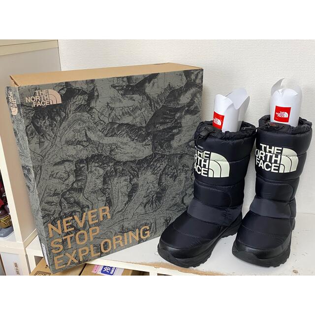 THE NORTH FACE(ザノースフェイス)のノースフェイス/ヌプシ/ロング/ブーツ/トール/ブラック/24cm/箱付/美品 レディースの靴/シューズ(ブーツ)の商品写真