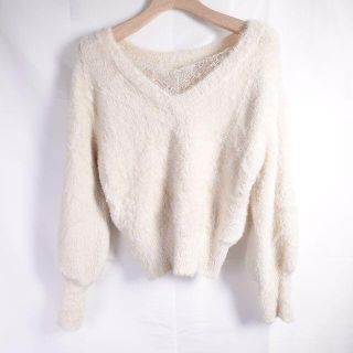 ナチュラルクチュール(natural couture)のnatural couture　ニット　レディース　ホワイト(ニット/セーター)