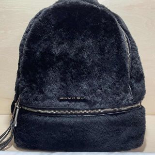 マイケルコース(Michael Kors)の美品 マイケルコース MICHAEL KORS ボア素材 リュック バックパック(リュック/バックパック)