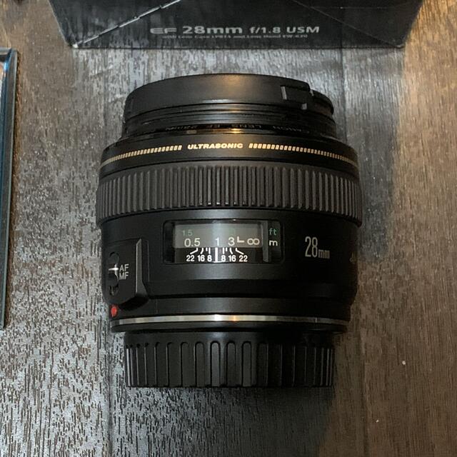 Canon(キヤノン)のCanon  EF28mm F1.8 USM スマホ/家電/カメラのカメラ(レンズ(単焦点))の商品写真