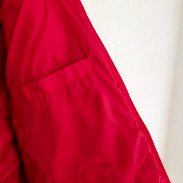 TOMMY HILFIGER(トミーヒルフィガー)の【訳アリ】トミージーンズ　レディース　XL　レッド　キルティングジャケット レディースのジャケット/アウター(ブルゾン)の商品写真