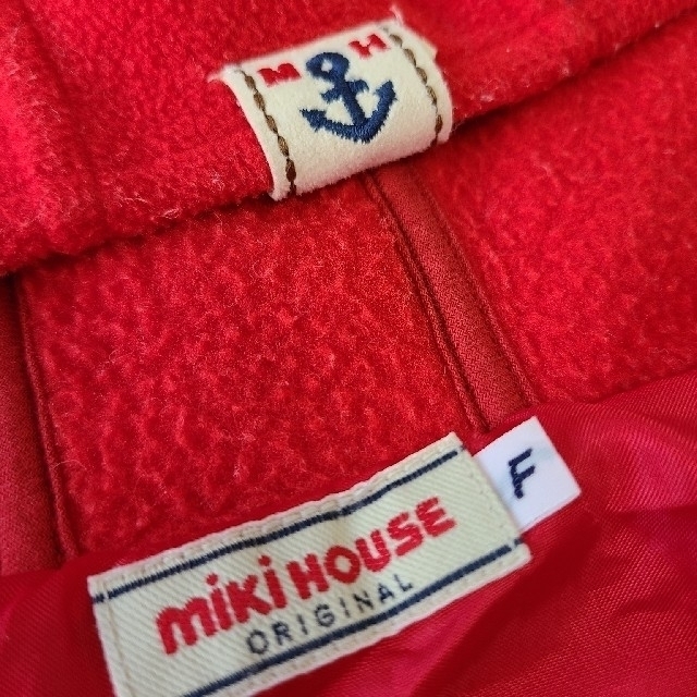 mikihouse(ミキハウス)の最終価格❁MIKIHOUSE ミキハウス ポンチョ コート 70-85 キッズ/ベビー/マタニティのベビー服(~85cm)(ジャケット/コート)の商品写真